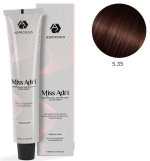 ADRICOCO, Miss Adri, Крем-краска для волос, №5.35, Светлый коричневый каштановый, 100 мл