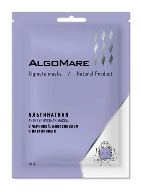 ALGOMARE, Альгинатная маска "Черника" - 30 гр.