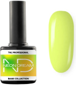 TNL, Neon Dream, Цветная база №02, лимонный крем, 10 мл.