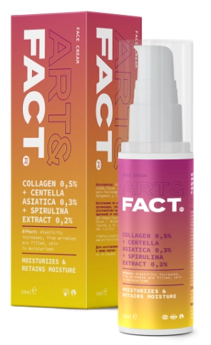 ART&FACT, Крем антивозрастной увлажняющий (Collagen + Centella Asia), 50 мл