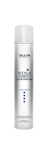 OLLIN, STYLE, Лак для волос экстрасильной фиксации, 75 мл