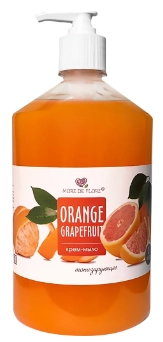 Flor De Mayо, Крем-мыло жидкое, Апельсин и Грейпфрут, 1 л