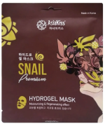 AsiaKiss, Гидрогелевая маска с экстрактом слизи улитки (1 маска), 25 г