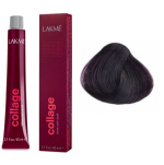 LAKMÉ, COLLAGE, Перманентная крем-краска для волос №3/52, Темно каштановый с оттенком красного дерева фиолетовый, 60 мл
