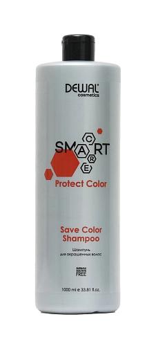 DEWAL, Шампунь для окрашенных волос SMART CARE Protect Color Save Color Shampoo, 1000 мл