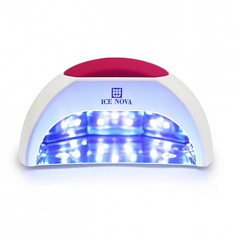 ICE NOVA, Лампа UV/LED Sun Ice №02, 48W, сенсор с силиконовыми подставками