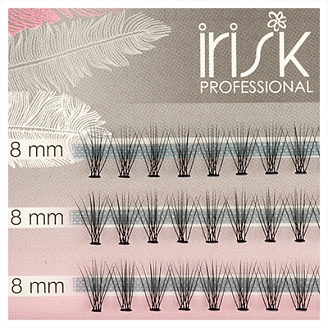 IRISK, Пучки безузелковые 10 волосков, 8 мм