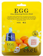 EKEL, Egg Ultra Hydrating Essence Mask, Тканевая маска для лица с экстрактом яичного желтка, 25 мл