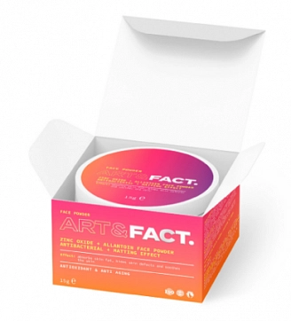 ART&FACT, Антисептическая пудра для лица (Zinc Oxide + Allantoin Face Powder), 15 гр