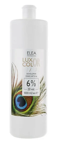 ELEA PROFESSIONAL, LUXOR COLOR, Окислитель для волос 6%, 1000 мл 