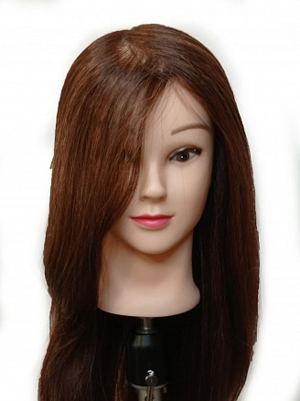 PROFZAL, R010 Голова манекен , 50% иск. волос, 50% натур. волос, длина 50 см