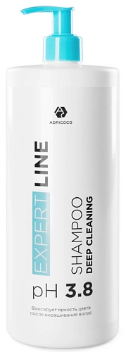 ADRICOCO, EXPERT LINE, Шампунь глубокого очищения для волос, 1000 мл