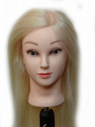 PROFZAL, WR003 Голова манекен блондинка , 100% натур. волос, длина 60 см