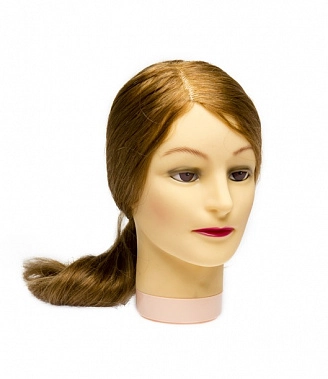 DEWAL, Голова учебная "блондинка", натуральные волосы, 50-60 см, M-4151XL-407