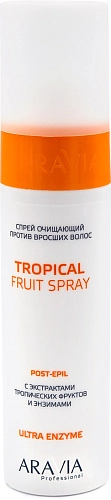 ARAVIA PROFESSIONAL, Спрей очищающий против вросших волос с экстрактами тропических фруктов и энзимами, Tropical Fruit Spray, 250 мл
