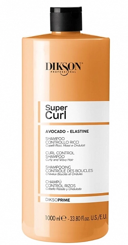 DIKSON, DIKSOPRIME, Шампунь для вьющихся волос с маслом авокадо, 1000 ml