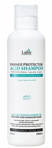 LA’DOR, Damage Protector Acid Shampoo, Шампунь с аргановым маслом, 150 мл