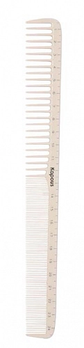 KAPOUS, Расческа парикмахерская «Polycarbonate», 249*28 мм