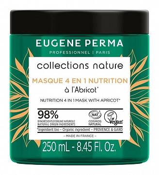 EUGENE PERMA, COLLECTIONS NATURE Маска для волос восстанавливающая Ши БИО 4 в 1, 250 мл  21038492