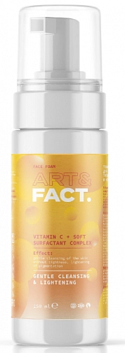 ART&FACT, Тонизирующая пенка для умывания (Vitamin C + Soft surfactant complex), 150 мл