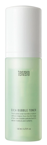 TENZERO, Успокаивающий пузырьковый тонер с центеллой азиатской, 140 мл
