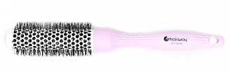 HAIRWAY PROFESSIONAL, Термобрашинг  Hairway ECO, 25 мм розовый 