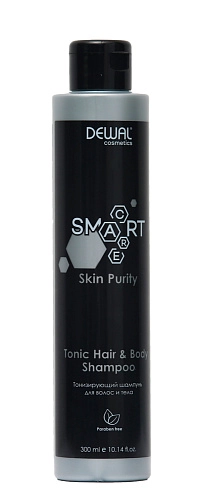 DEWAL, Тонизирующий шампунь для волос и тела SMART CARE Skin Purity  Tonic Shampoo Hair & Body, 300 