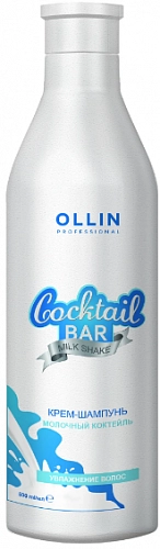 OLLIN, Крем-кондиционер увлажнение и питание волос, Молочный коктейль, 500 мл