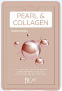 YU•R, Yu-r Me Pearl & Collagen Sheet Mask, Маска для лица с экстрактом жемчуга и коллагеном, 25 g