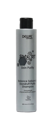 DEWAL, Очищающий шампунь SMART CARE Skin Purity Balance Sebum&Dandruff Purity Shampoo,300 мл