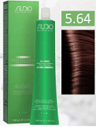 KAPOUS, STUDIO, Крем-краска для волос №5.64, светло-коричневый красно-медный, 100 мл