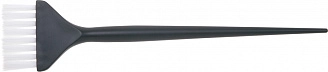 DEWAL, Кисть для окрашивания черная, с белой прямой щетиной, узкая 45мм, JPP048-1 black