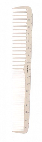 KAPOUS, Расческа парикмахерская «Polycarbonate», 179*28 мм 