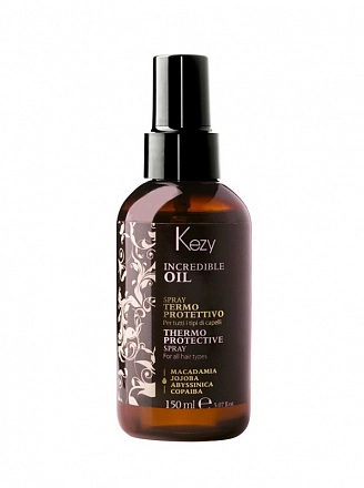 KEZY, INCREDIBLE OIL Спрей 150мл термозащитный для всех типов волос