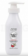 KAPOUS, Studio Professional Yoghurt, Йогуртовый шампунь для волос «Ваниль и Личи», 350 мл