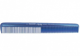 TRIUMPH, Расческа рабочая комбинированная  антистатическая, синяя, 21,5 см, 254/41