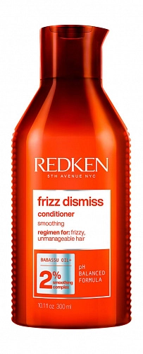 REDKEN, FRIZZ DISMISS, Кондиционер для гладкости и дисциплины вьющихся и непослушных волос, 300 мл
