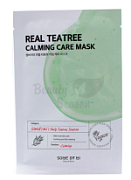 SOME BY MI, Real Teatree Calming Care Mask, Успокаивающая тканевая маска для лица с экстрактом чайного дерева,  20 г