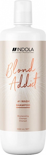 INDOLA, BLOND ADDICT, Шампунь для всех типов волос, 1000 мл