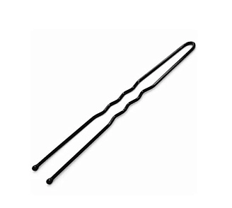MELON PRO, Шпильки для волос чёрные, волна, 0.9*45 мм (40шт. в уп.) AZHP-42