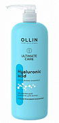 OLLIN, ULTIMATE CARE, Увлажняющий шампунь для волос с гиалуроновой кислотой, 1000 мл