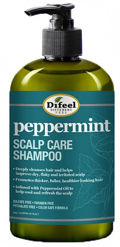 DIFEEL, Peppermint Shampoo, Шампунь для ухода за кожей головы с мятой, 354,9 мл