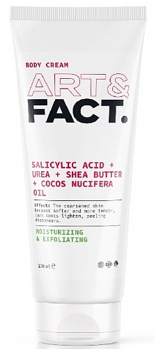 ART&FACT, Универсальный увлажняющий и отшелушивающий пилинг-крем для тела с салициловой кислотой (Salicylic acid),150 мл