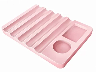 RUNAIL, Подставка для кистей (цвет: розовый), №3849