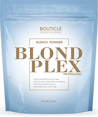 BOUTICLE, BLEACHER POWDER, Обесцвечивающий порошок с аминокомплексом, Blond Plex, 500 г