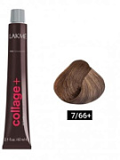 LAKMÉ, COLLAGE, Перманентная крем-краска для волос №7/66, Средний блондин интенсивный коричневый яркий, 60 мл