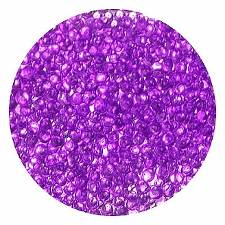IRISK, Декор пенный №09, фиолетовый, диаметр 0,8