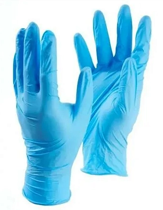 ЧИСТОВЬЕ, Перчатки, Connect Blue Nitrile, нитриловые, голубые, медицинские, р-р L, (50пар/упак) 