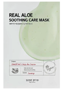 SOME BY MI, Realaloe Soothing Care Mask, Успокаивающая тканевая маска для лица с экстрактом алоэ, 20 г