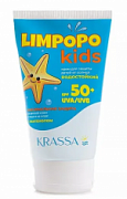 KRASSA, Limpopo Kids, Крем для защиты детей от солнца водостойкий, SPF 50+,150 мл